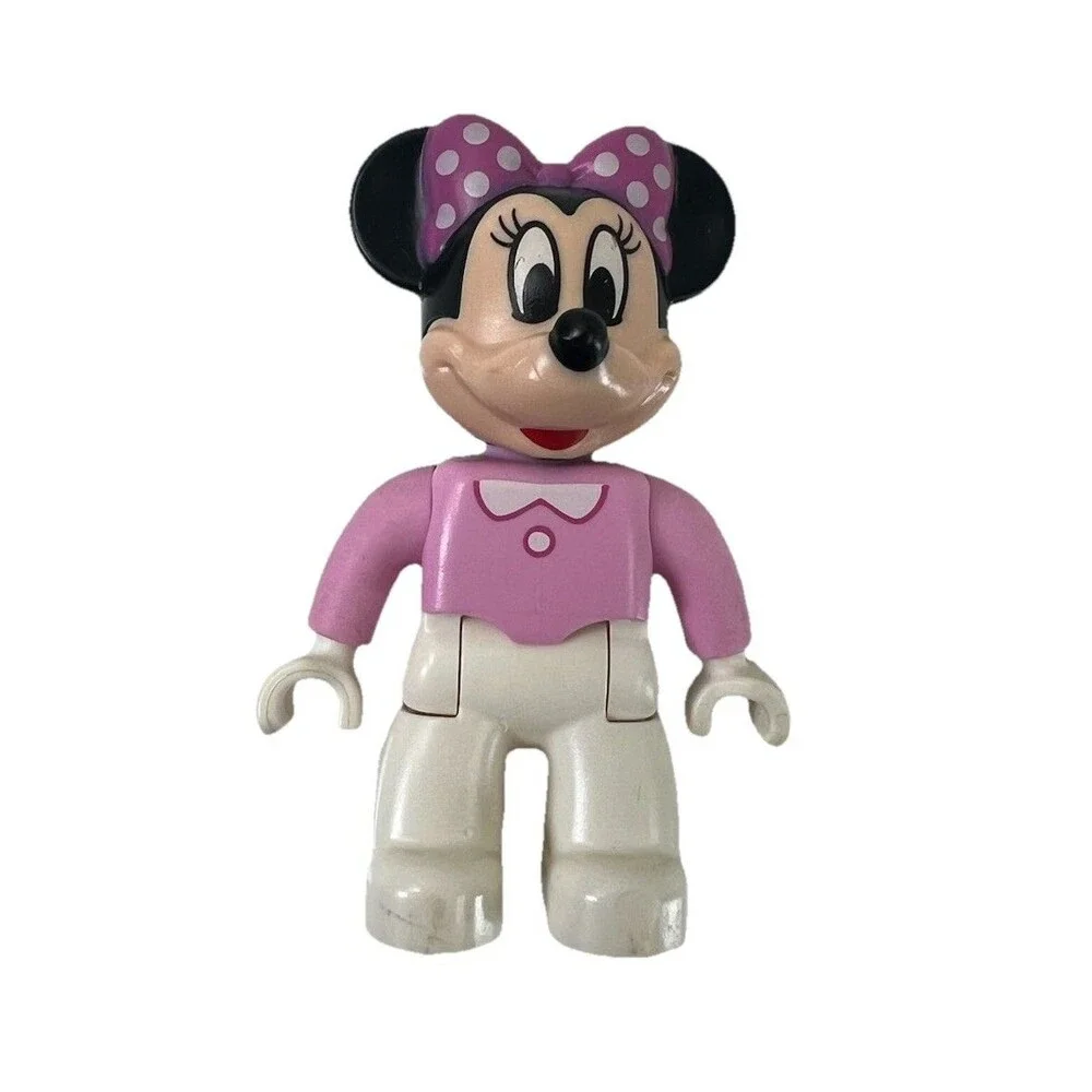 LEGO Duplo Disney Minnie Mouse Figure Minnie's Bowtique Pink Bow Shirt